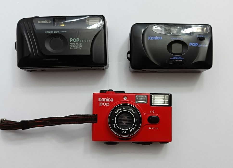 Vários modelos Konica