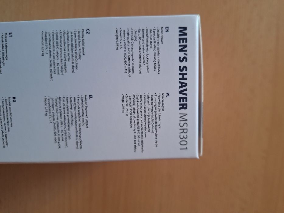 Golarka meska blaupunkt.