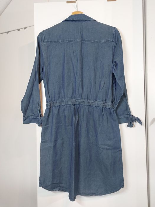 Jeansowa sukienka Tom Tailor 36/S dżinsowa prosta sukienka krótka 38/M