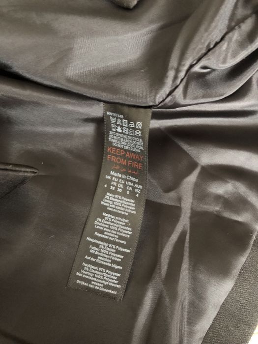 Elegancka  czarna marynarka oversize Pretty Little Thing