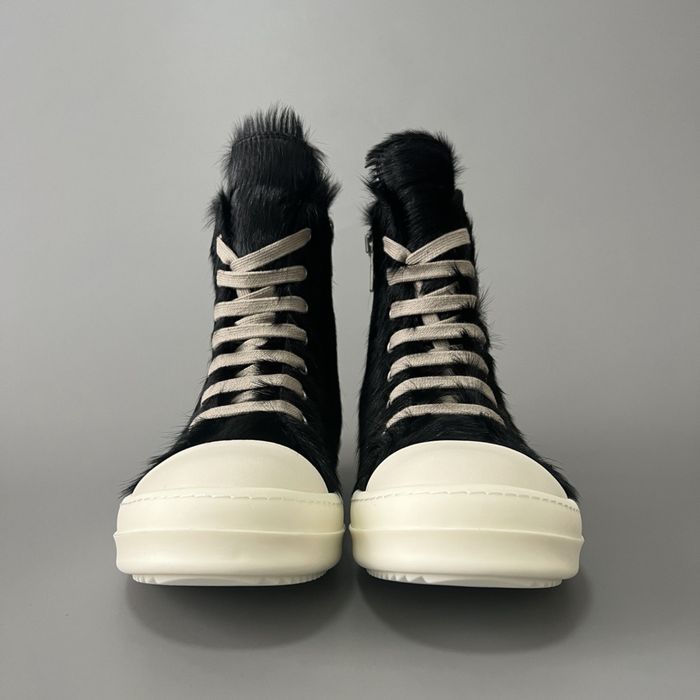 Нові Кеди Rick Owens Ramones Pony Hair/size 37-44/Преміум якість!