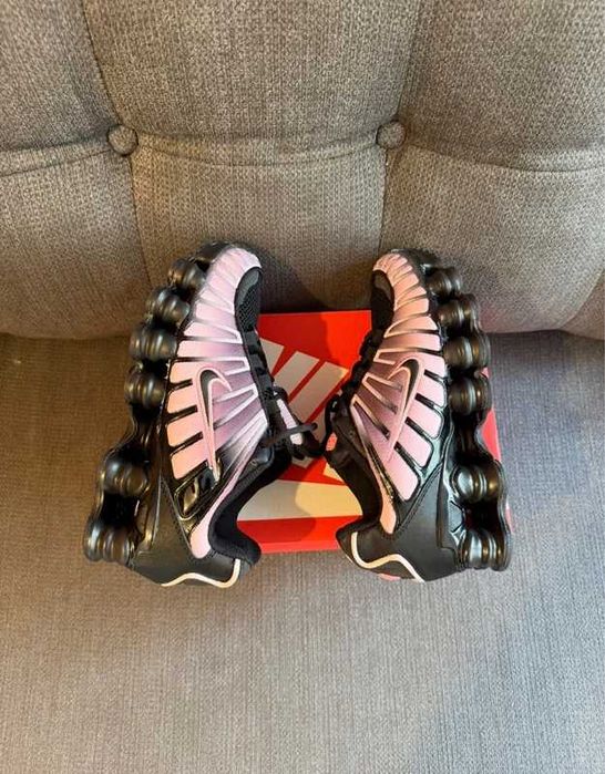 Buty meskie Nike_Shox_TL Czarny i różow buty sportowe R.39