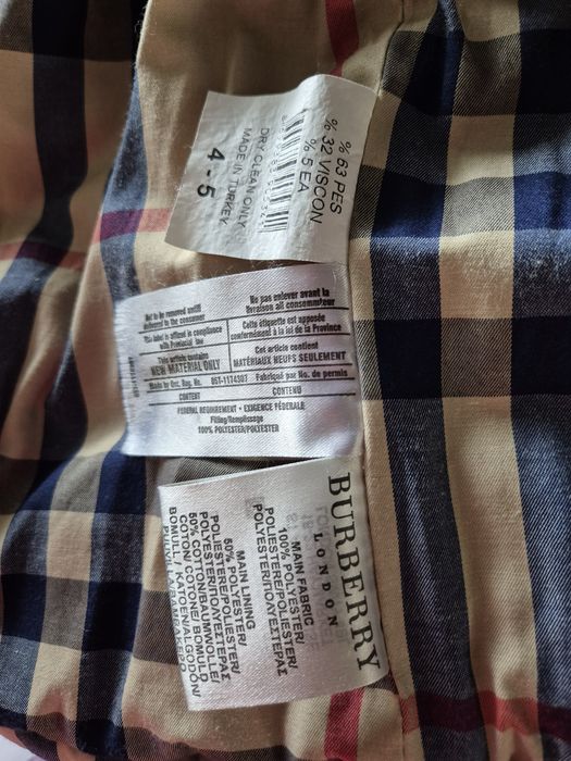 Bezrekawnik chłopięcy Burbberry London r.104