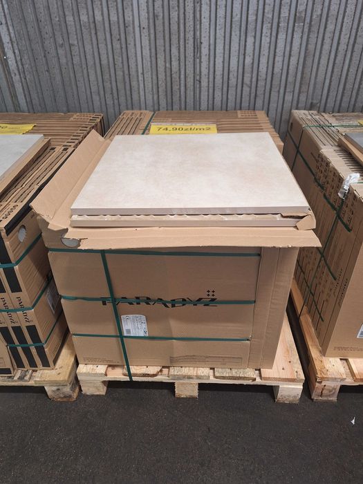 Płytka tarasowa Magnetik BEIGE Gres. Rekt. 20mm Mat 595x595 GATUNEK 2