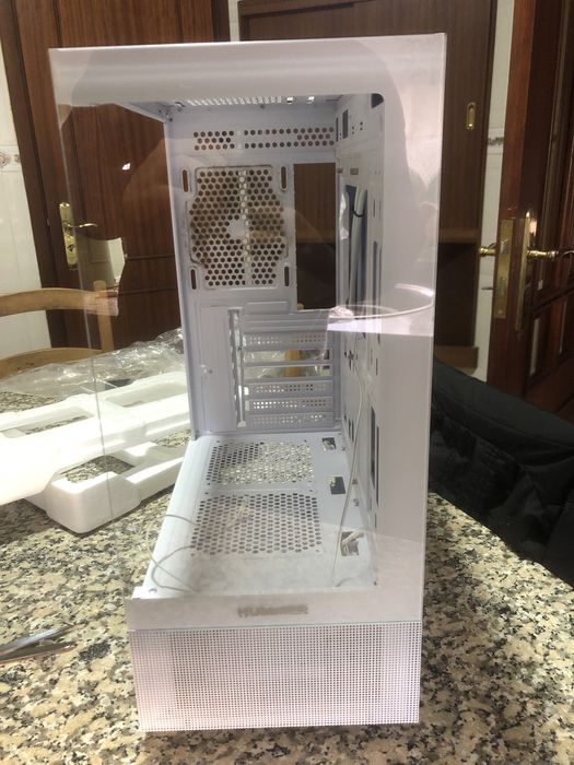 Caixa ATX Nox Hummer Vision Tempered Glass Branca