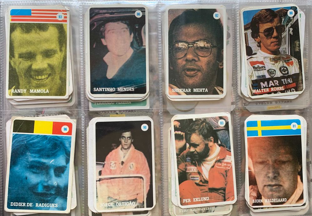 Calendários de 1986 - Celebridades (preço unitário)