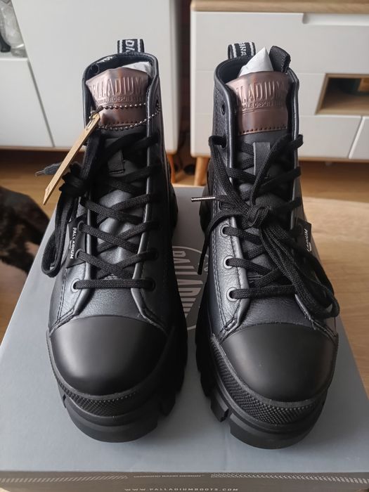 Skórzane Palladium Revolt Hi Metal r 39