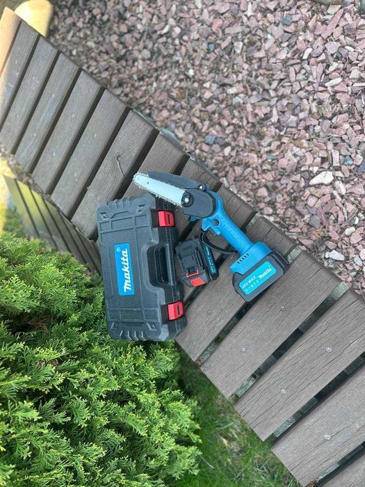 Пила цепная аккумуляторная makita. Электропила. Електропила. Веткорез