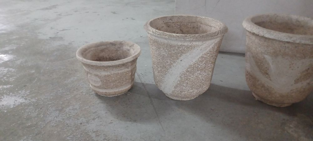 Vasos em cimento