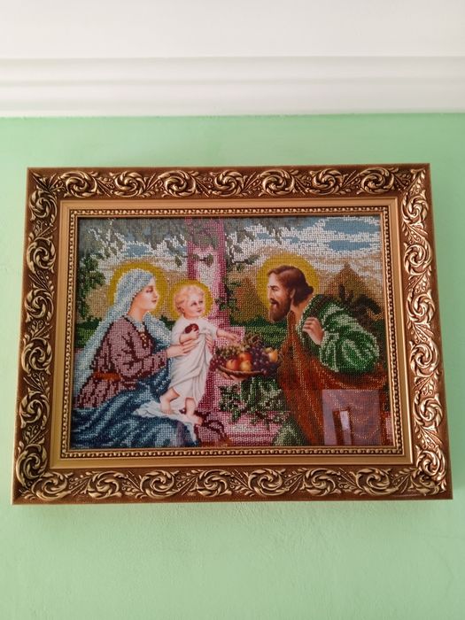 Вишиті бісером ікони