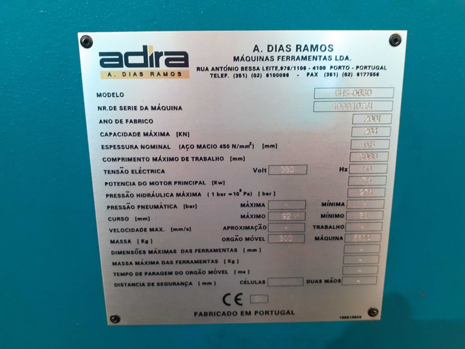 Guilhotina Adira GHS-0630 em perfeito estado