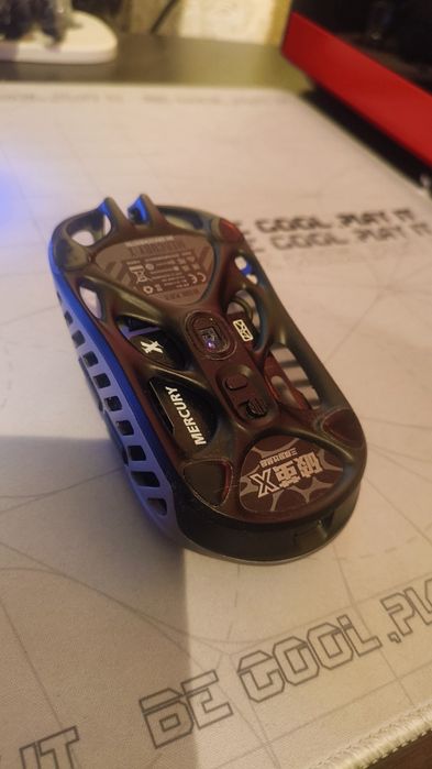 Мишка GravaStar Mercury X Wireless/Bluetooth/USB Grey