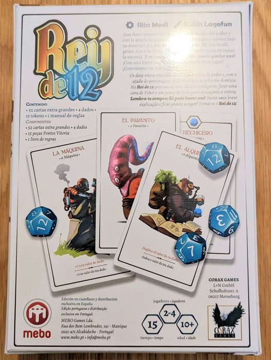 Rei de 12 / Rey de 12 - Novo e Selado
