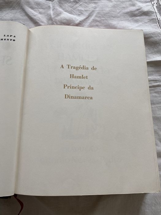 Livro Antigo "Obras de Shakespeare" -1960