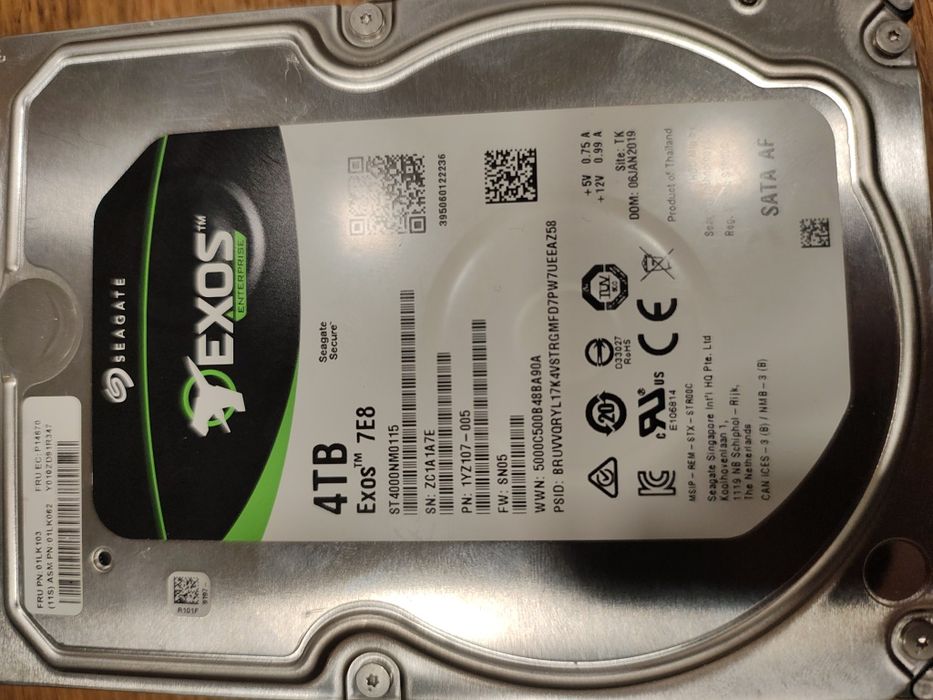 HDD 3.5 4tb Seagate EXOS ST4000NM0115