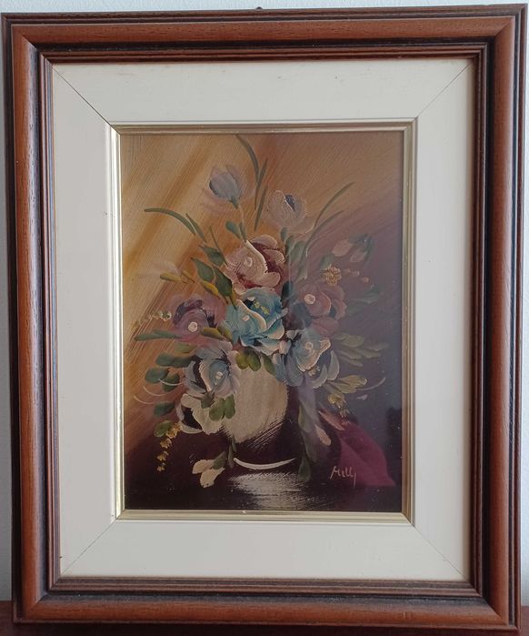 Quadros com motivos florais