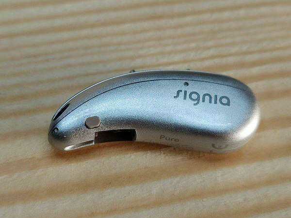 Слуховий апарат 7X Signia Pure – з Bluetooth, індуктивне заряджання та потокове передавання. Слуховой аппарат 7X Signia Pure – с Bluetooth, индуктивна