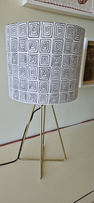 Abajur de candeeiro como NOVO