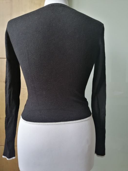 Sweterek czarny Pull&Bear S/36/8 długi rękaw