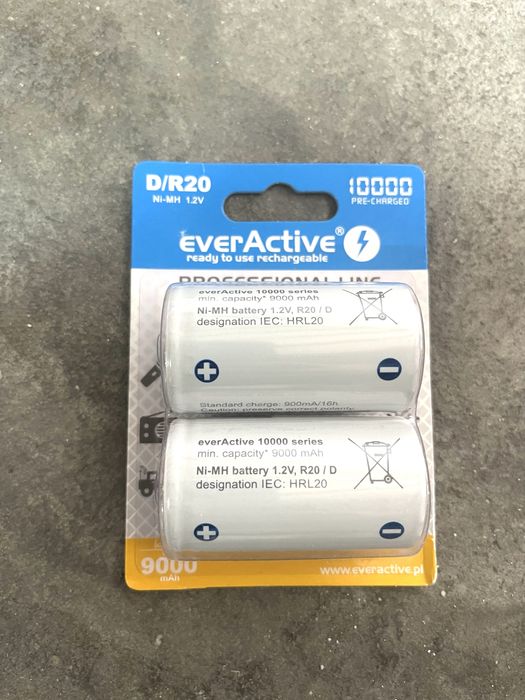 EverActive Rechargeable Batteries505202398735912961