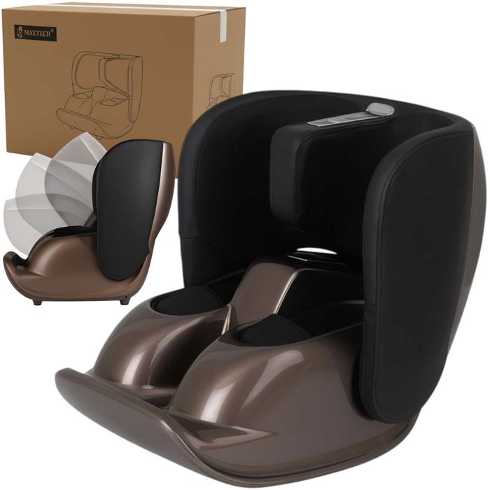 Masażer stóp i łydek Uciskowy z rolkami Shiatsu wibracją grzaniem