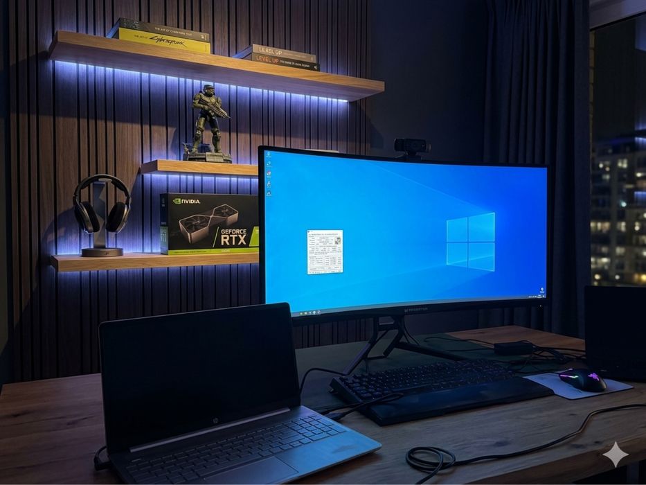 Pc com ecra danificado. i5, 1tb sdd, 16gb ram