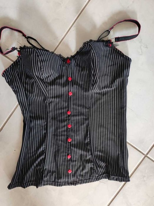 sexy gorset wysmuklający profilujący sylwetkę top bielizna