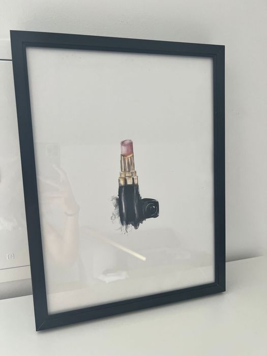 Quadros em madeira preta