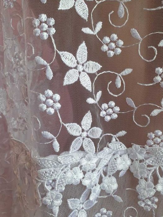 Весільна , мереживна накидка кімоно