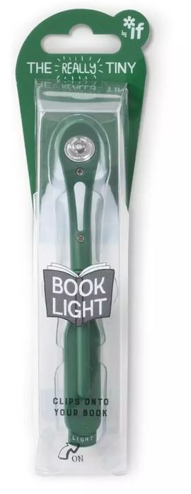 Lampka do książki ciemnozielona. Nowy Produkt