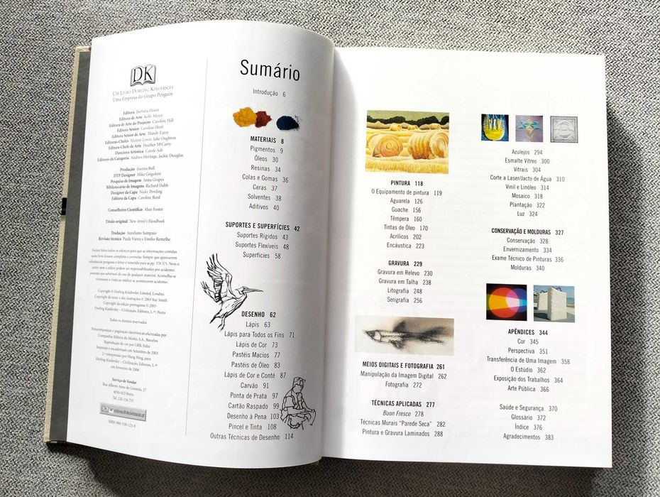 Livro "Manual prático do Artista" de Ray Smith