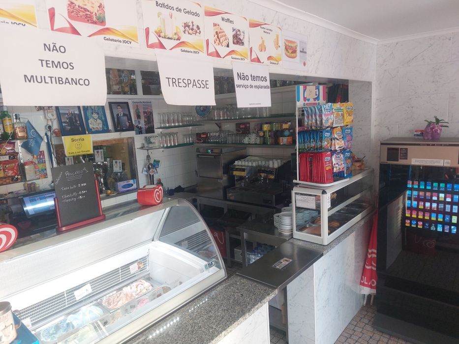 Trespasse de Gelataria/Pastelaria e Petiscaria Quinta do Conde • OLX