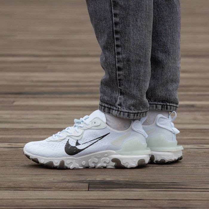 SALE! Nike React Vision White/ Black 40 41 42 43 44 45  найк реакт