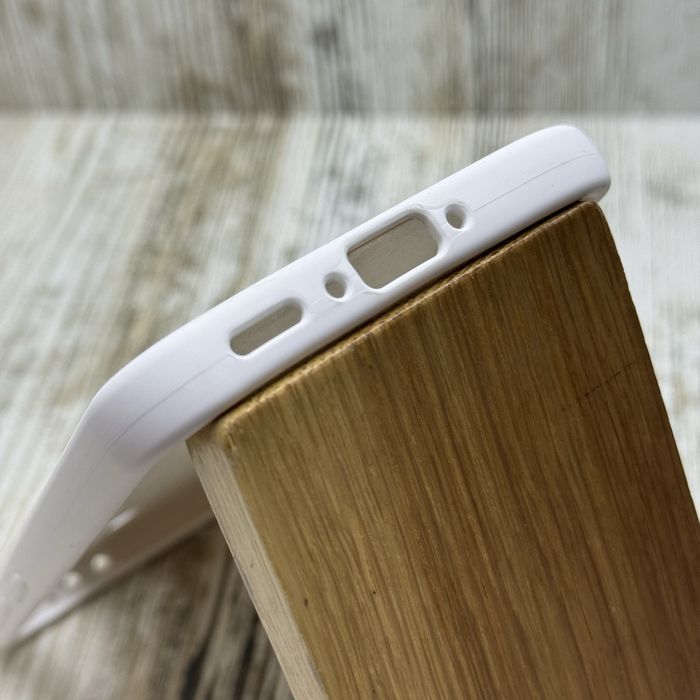Не пачкается ‼️ Чехол софттач Silicone Case на Samsung A37/ A57/ A56 Белый. Білий Чохол