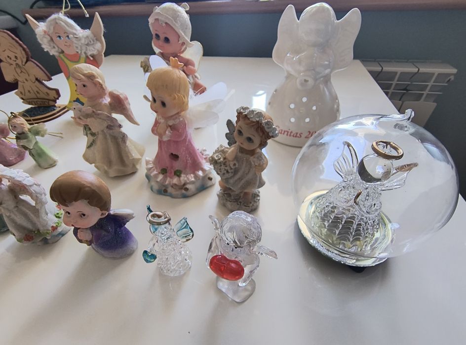 Aniołki figurki różne