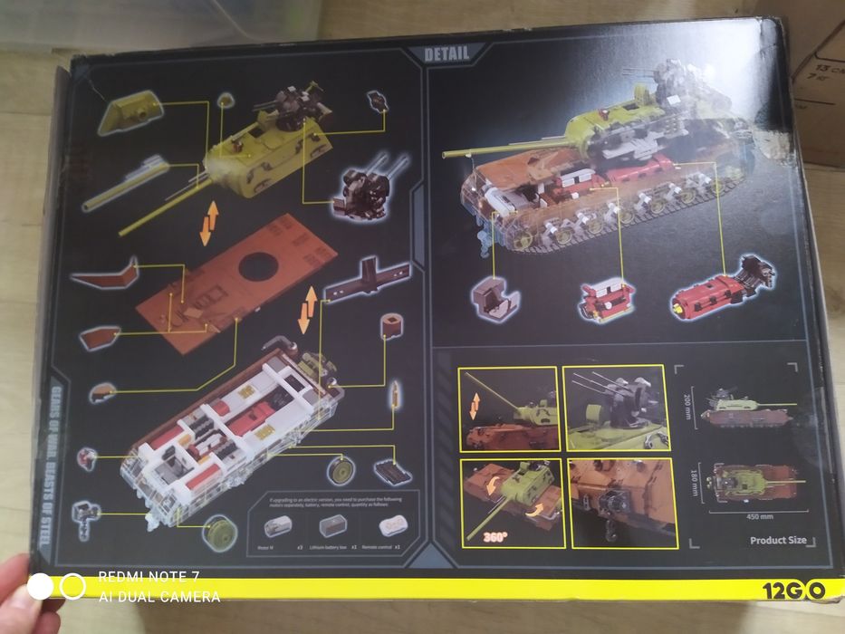 Лего PANZER VIII MAUS 3339 деталей