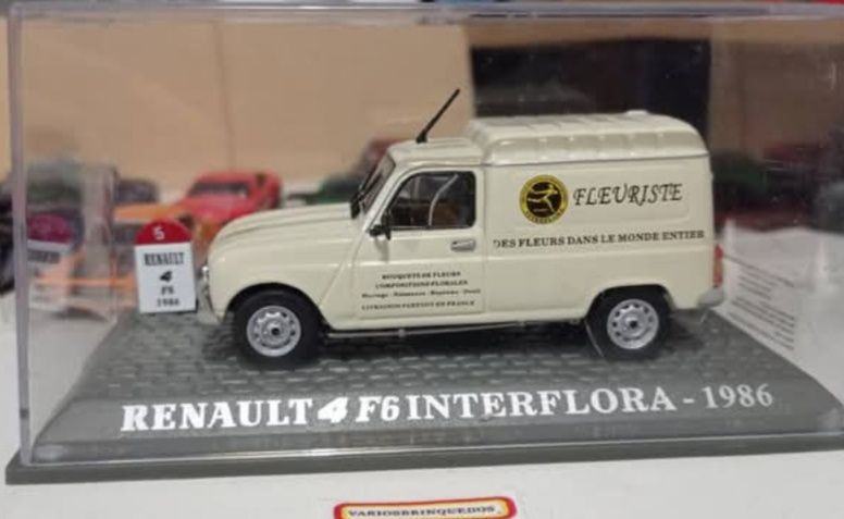 Miniaturas Renault 4L e Citroen DS IXOS 1/43