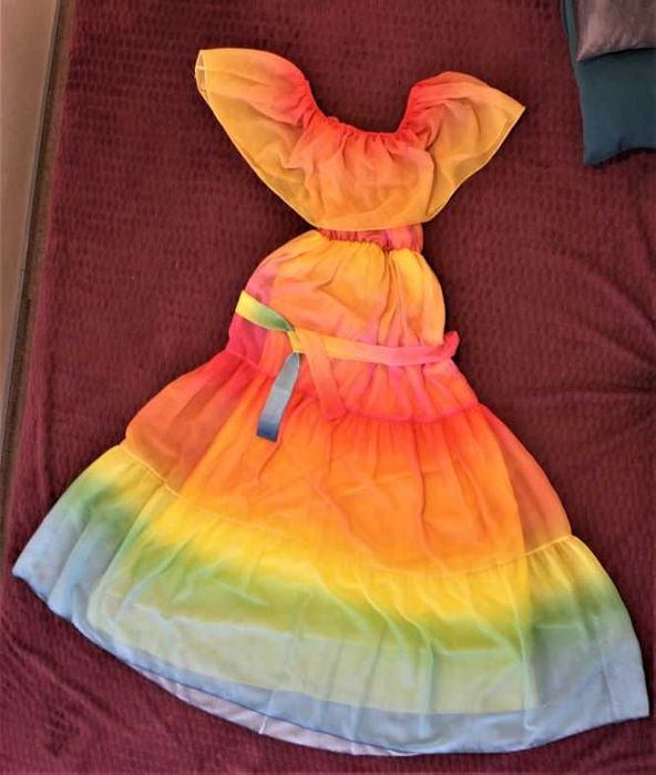 Sukienka z dekoltem carmen, hiszpanka NEW IMPERIAL