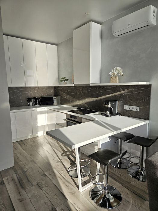 Аркадия Посуточно Каманина евро2х ком Море прямой вид Терраса подобово