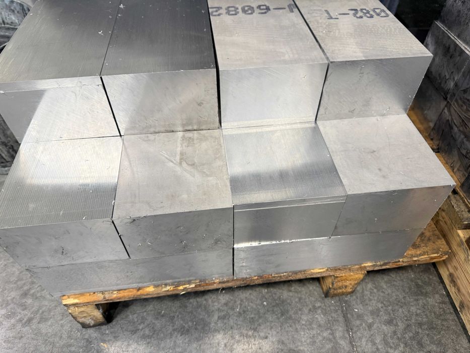 Aluminium PA4 6082 T651 kostki cięte