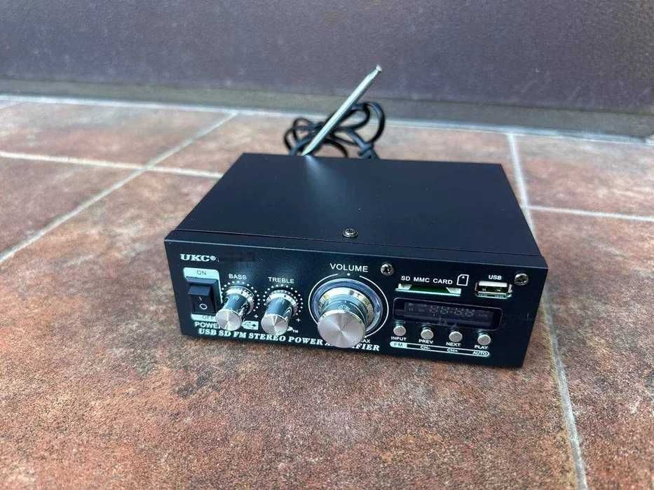 Усилитель звука, підсилювач. Мощность 2 х 250w. Радиоприемник. 12-220w