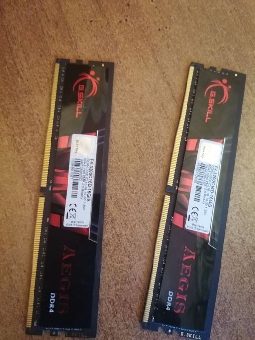 2х8 G.skill corsair 3200mhz cl16