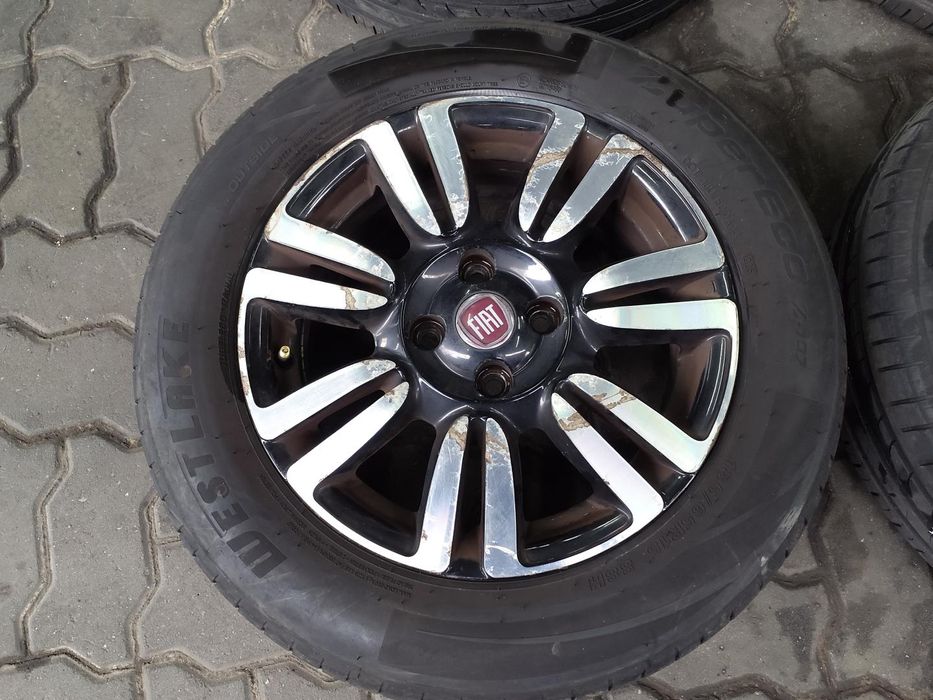 Jantes Fiat R15 Com Pneus 185/65 Furação 4X100