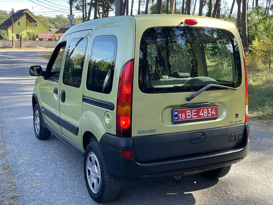 Продам Renault Kangoo 2007р.в 1.6 бензин 4х4