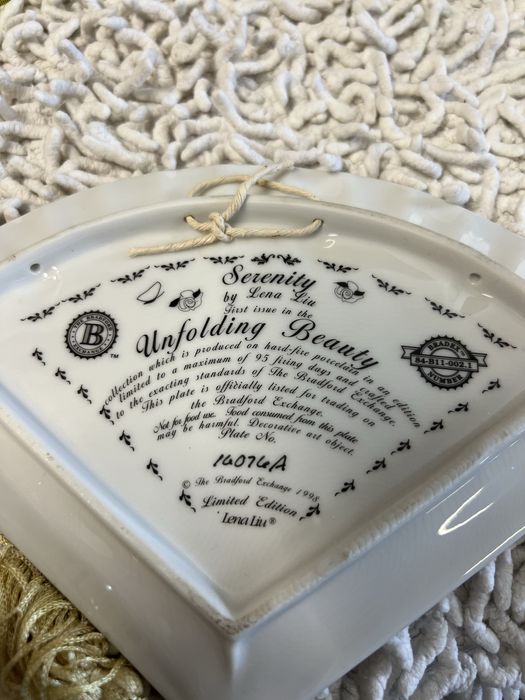 Porcelanowe talerze wachlarze