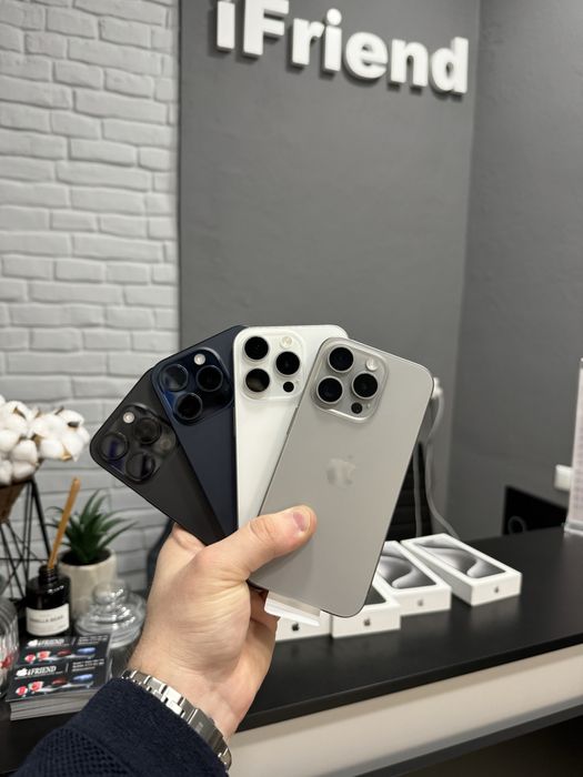 iphone 15 pro 128/256gb black/natural/white/blue