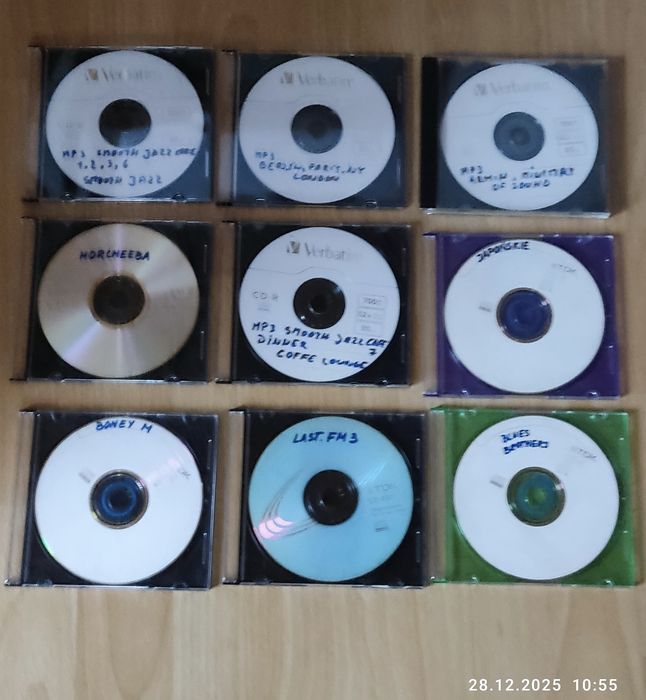 Płytki CD-R używane  muzyka