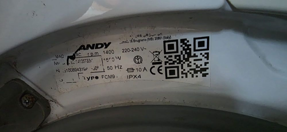 Máquina de lavar roupa Candy 10kg