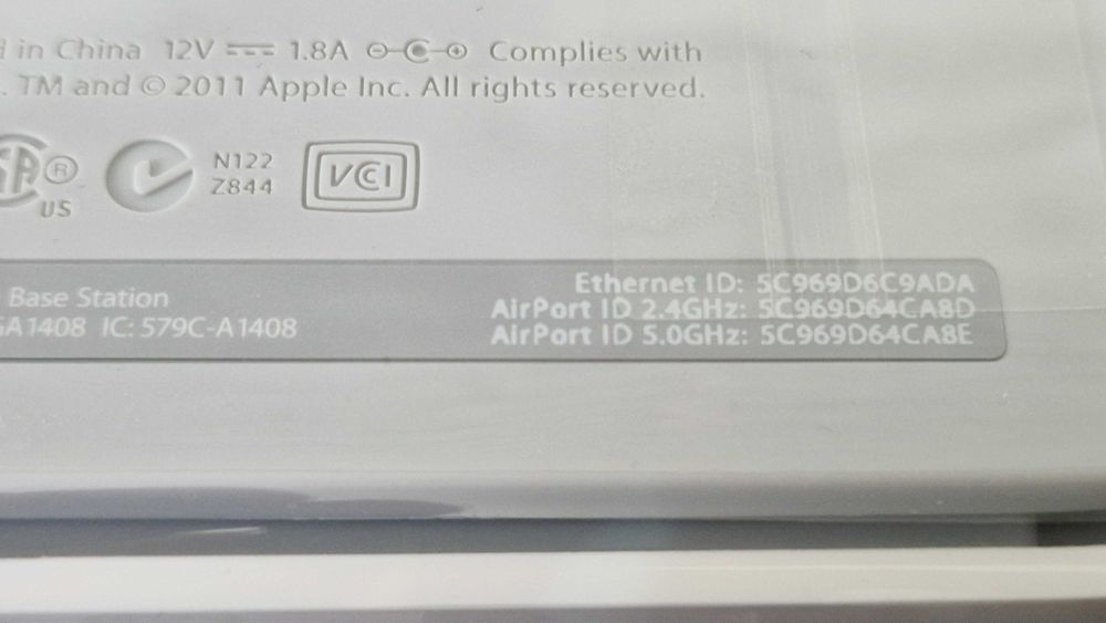 Роутер Apple  А 1408 /Эксклюзив