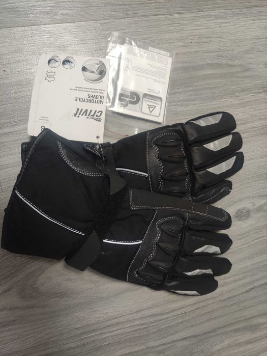 Зимові рукавички мото